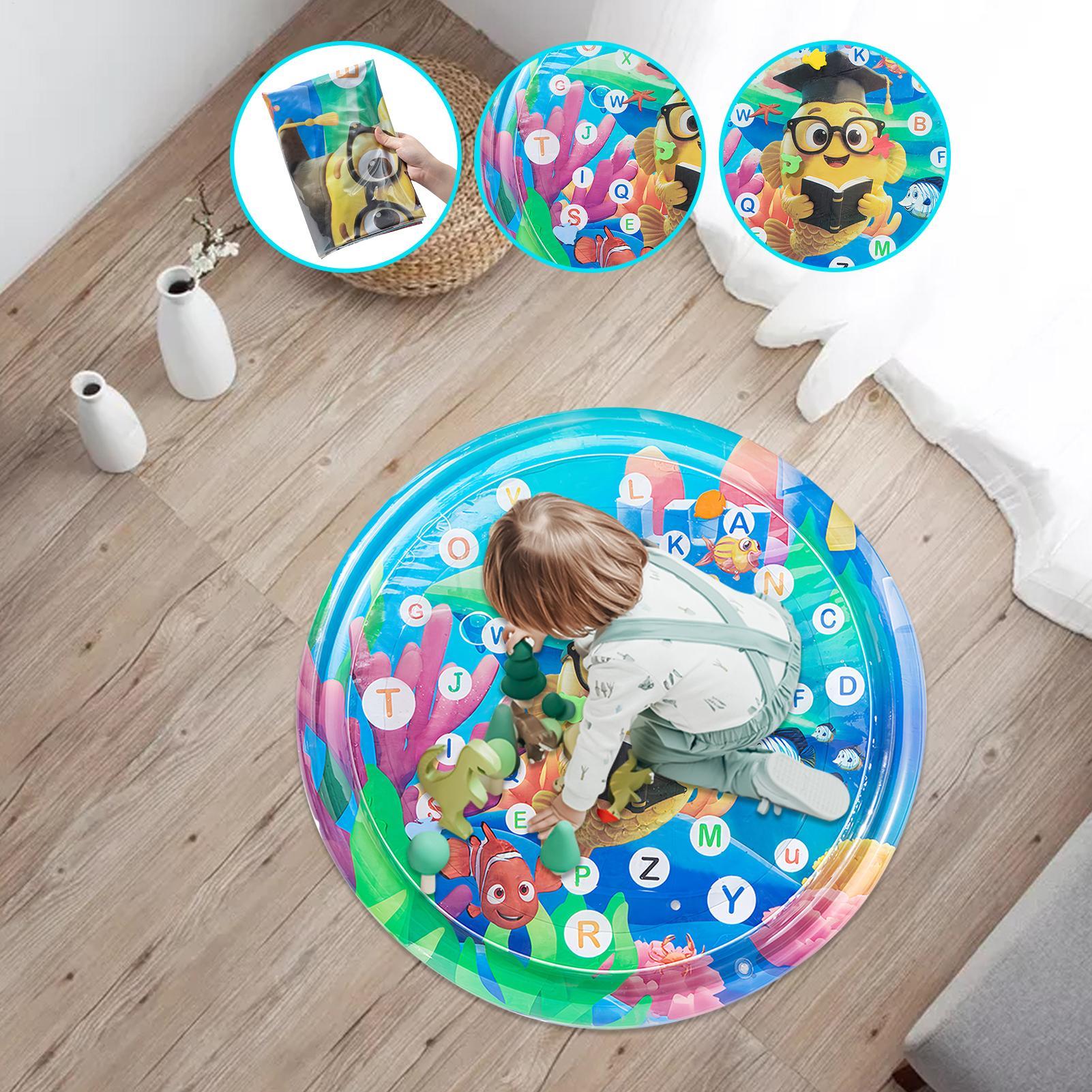 Kids Educational Mat - 105Cm Tikar Air Bermain Bayi PVC