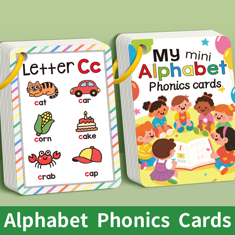 Phonics Card Game - Kartu Flash Alfabet Phonics untuk Balita