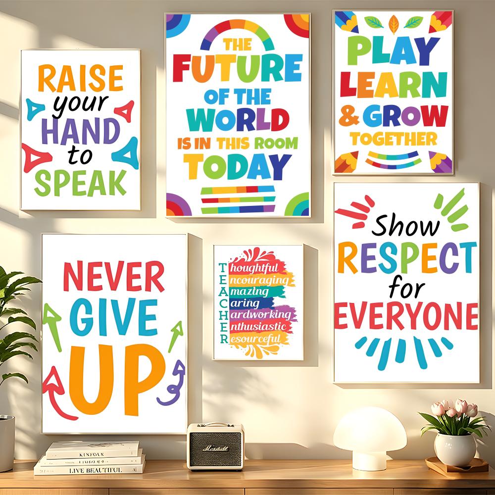 Kids Educational Poster - Poster Edukatif Gambar Dinding Kelas Anak