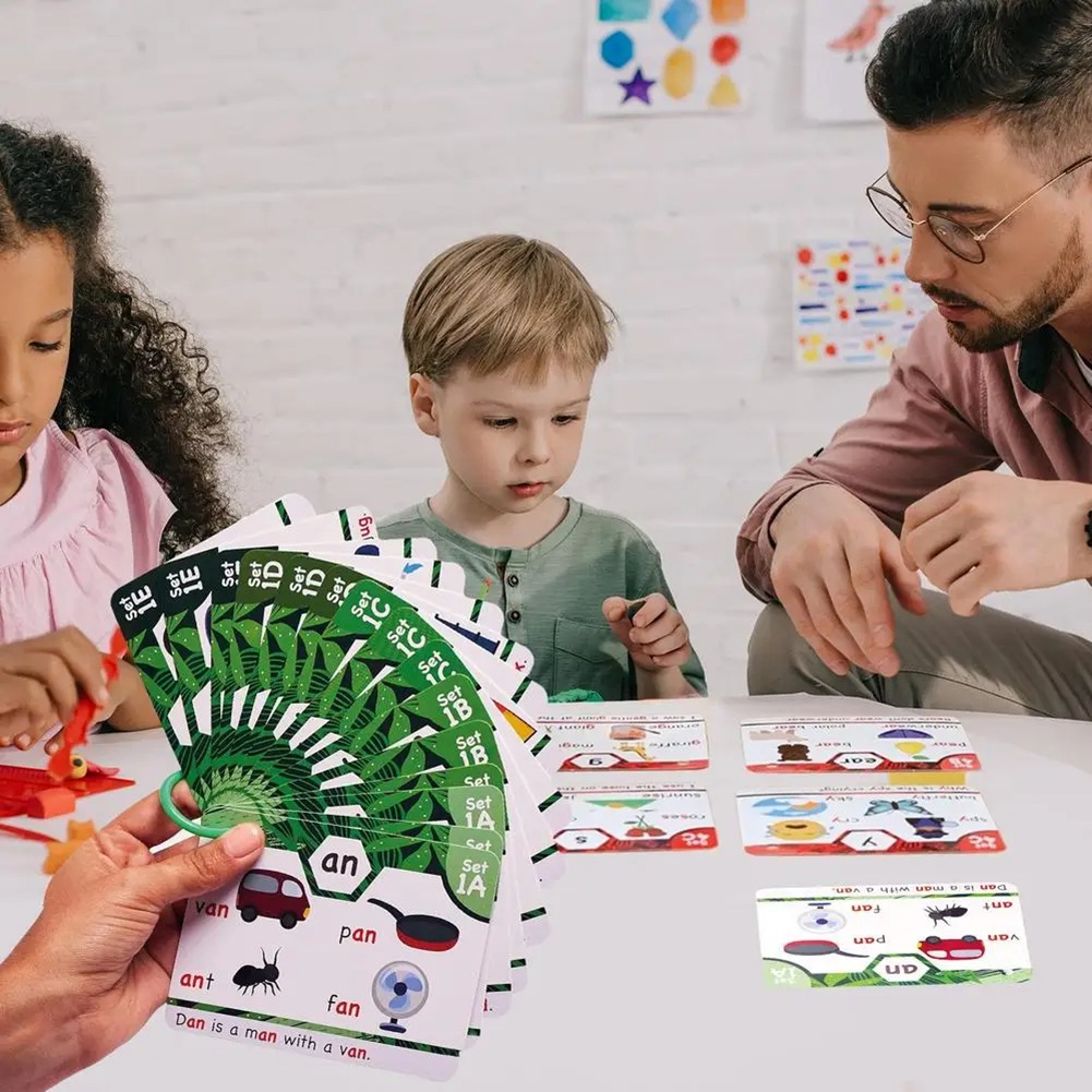 Phonics Card Game - ABLJ Phonics Sight Words Kartu Flash