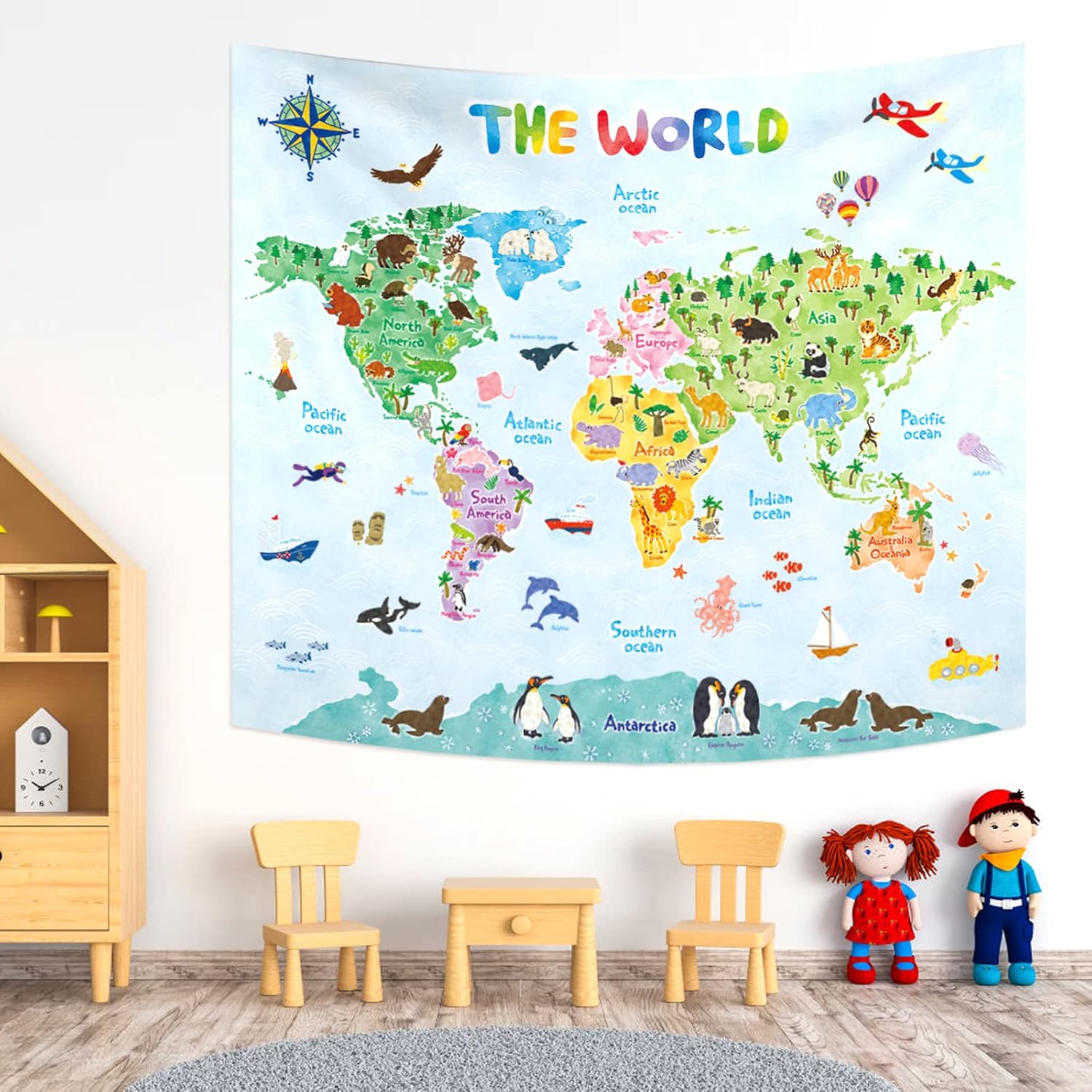 Kids Educational Poster - Sports Wall Chart Poster bicara interaktif