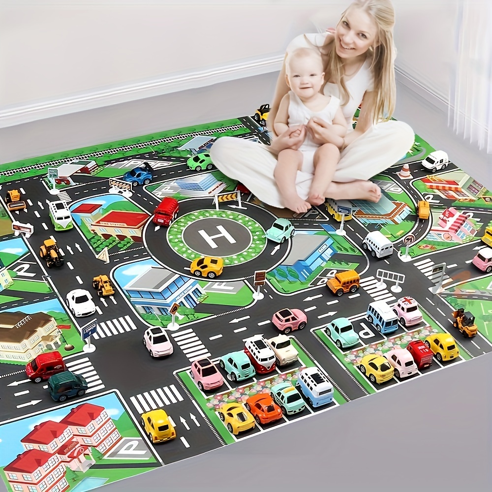 Game Educational For Kids Free - 1 buah, tikar bermain lalu lintas