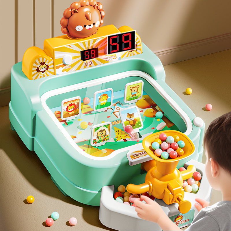 Kids Education Room - Mainan kelereng anak-anak, bola menembak LCD