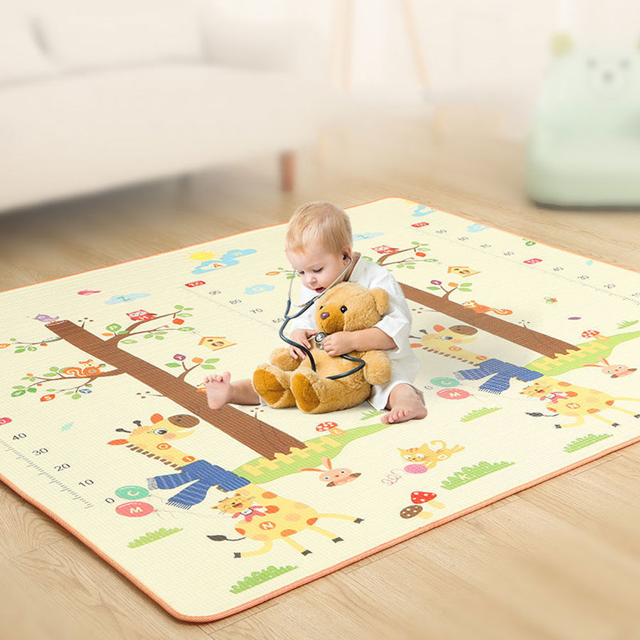 Kids Educational Mat - Karpet merangkak anak-anak, tikar bermain bayi