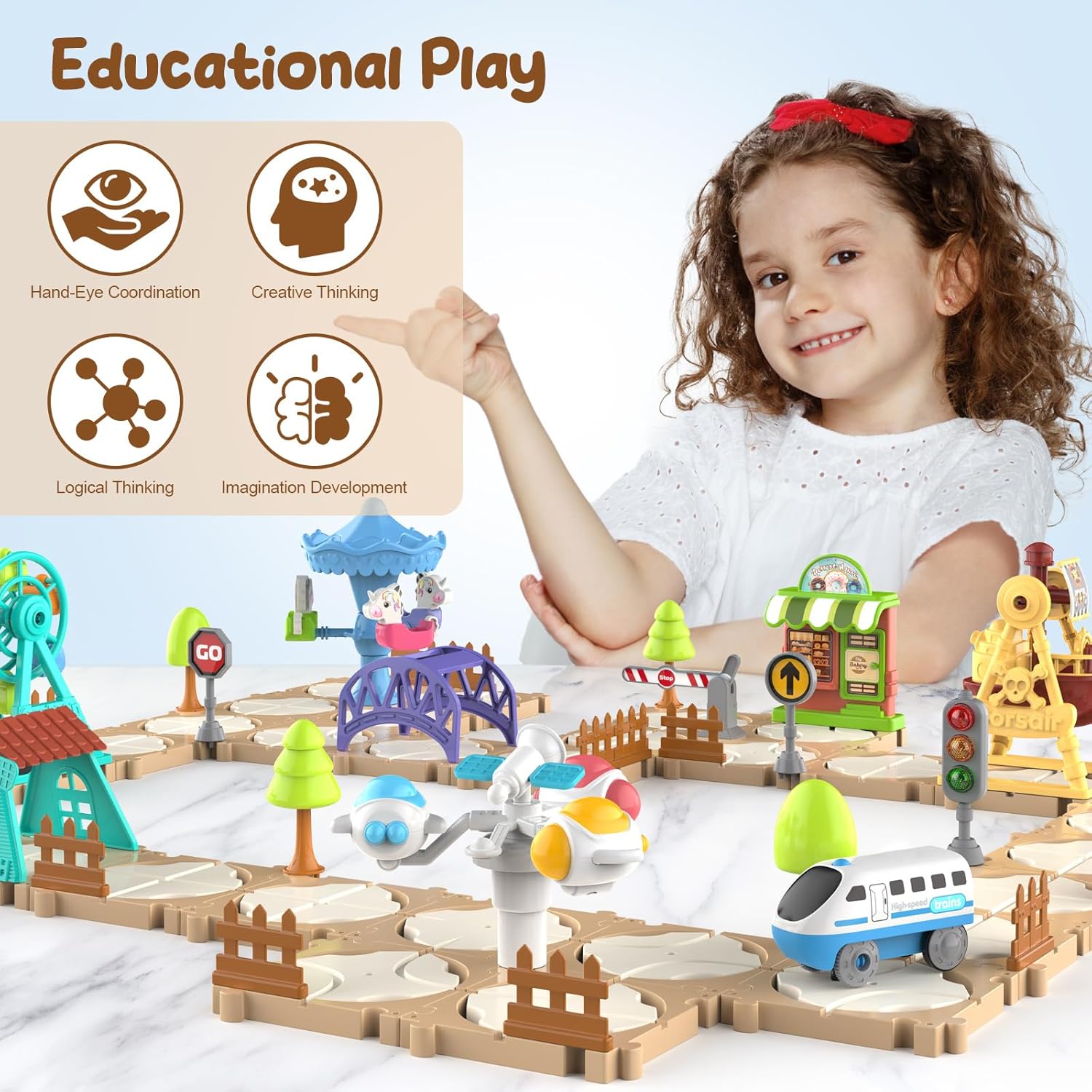 Set Mobil Puzzle DIY, Permaina - Game Educational For Kids Free ulasan dan harga