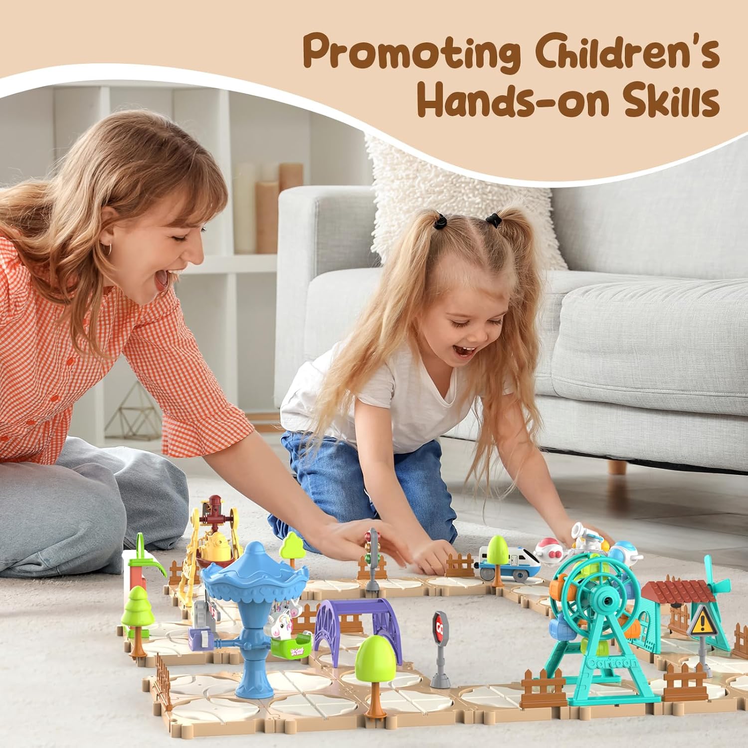 Set Mobil Puzzle DIY, Permaina - Game Educational For Kids Free ulasan dan harga