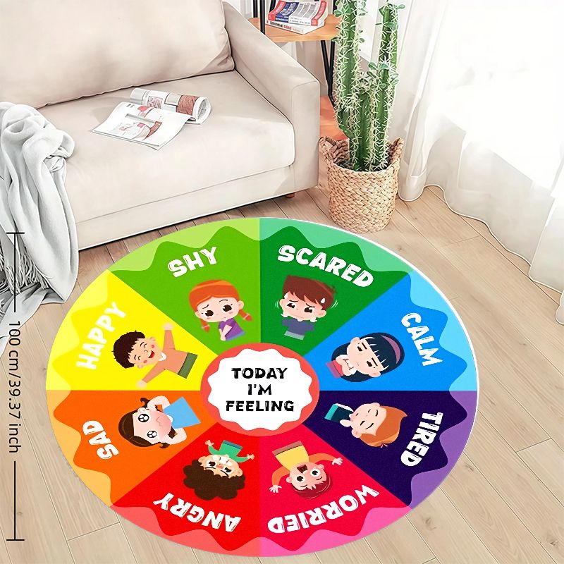 Karpet Bulat Flanel Edukatif B - Kids Education Room ulasan dan harga