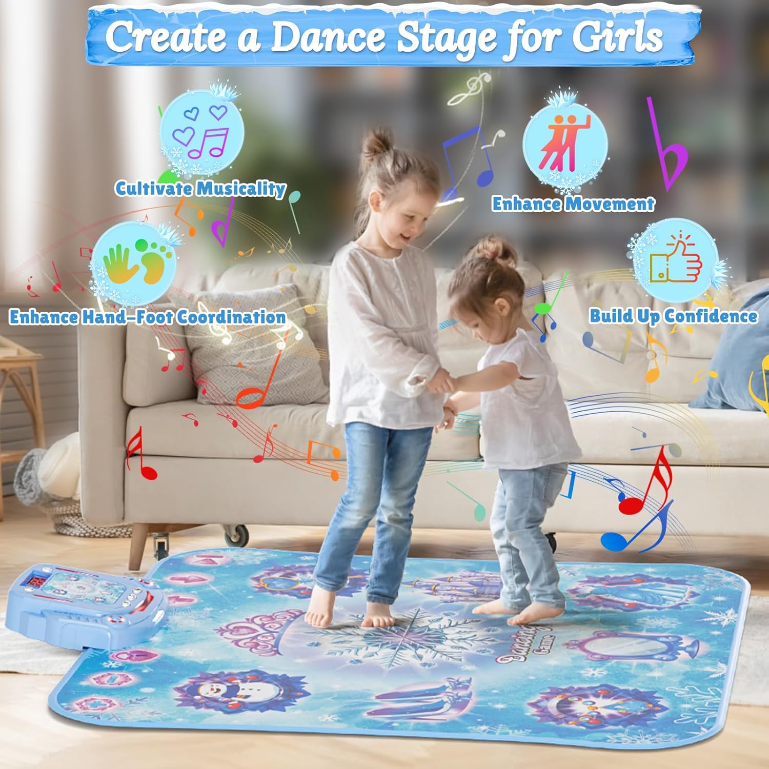 1 Buah Tikar Dansa Bluetooth N - Kids Educational Mat ulasan dan harga