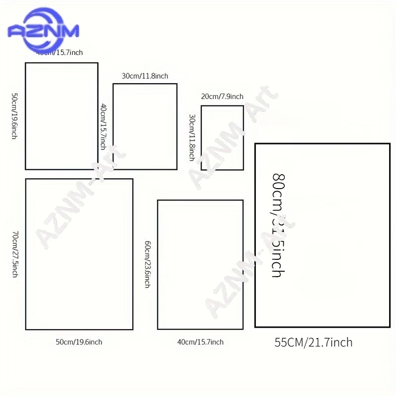 1/2 Buah Lukisan Kanvas Kertas - Kids Educational Poster ulasan dan harga