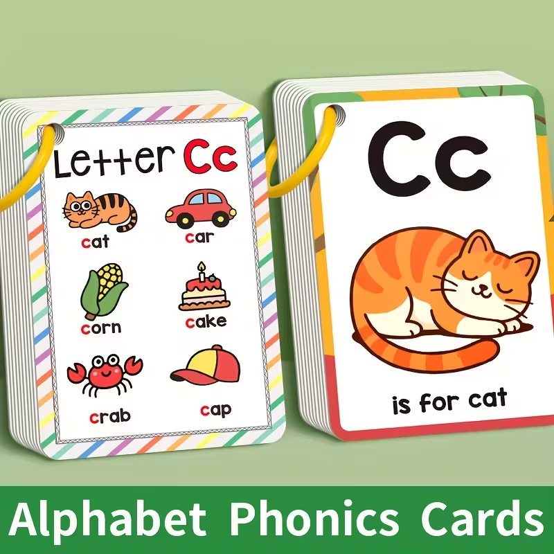 Kartu Flash Fonik Alfabet untu - Phonics Card Game ulasan dan harga