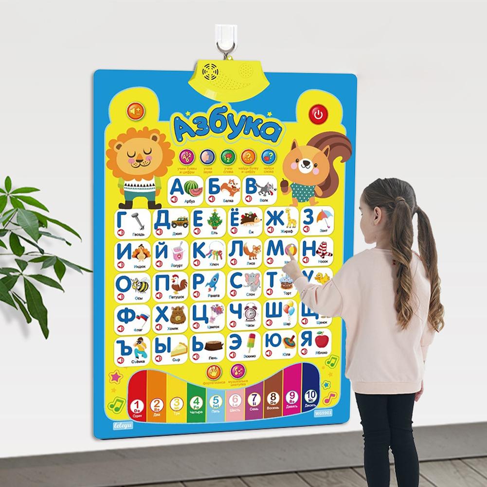 Poster Dinding Alfabet Interak - Kids Educational Poster ulasan dan harga