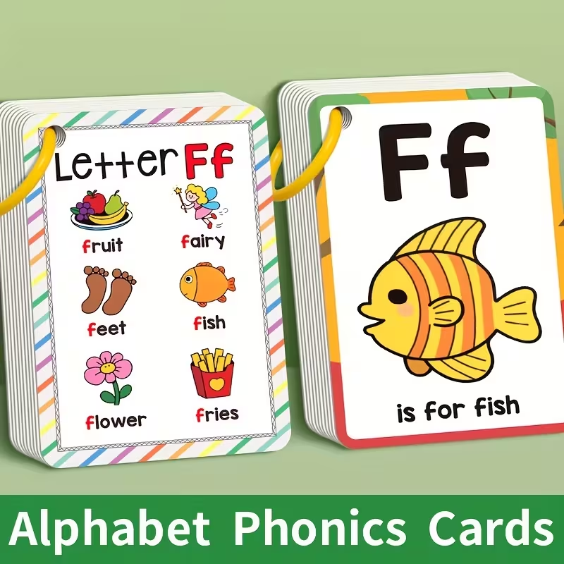 Kartu Flash Alfabet Phonics un - Phonics Card Game ulasan dan harga