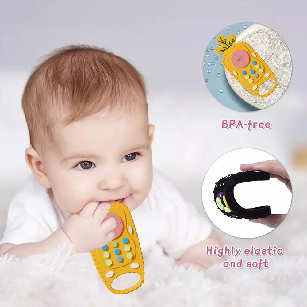 Mainan Teether silikon bayi, m - Kids Nature Education ulasan dan harga