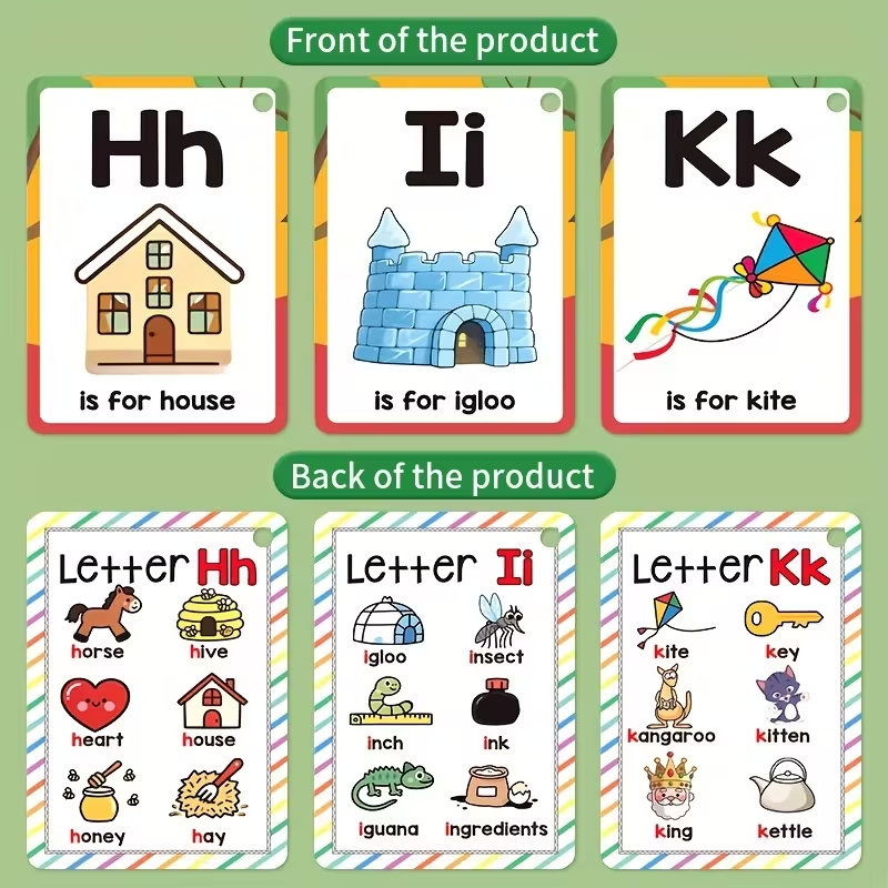 Kartu Flash Fonik Alfabet untu - Phonics Card Game ulasan dan harga