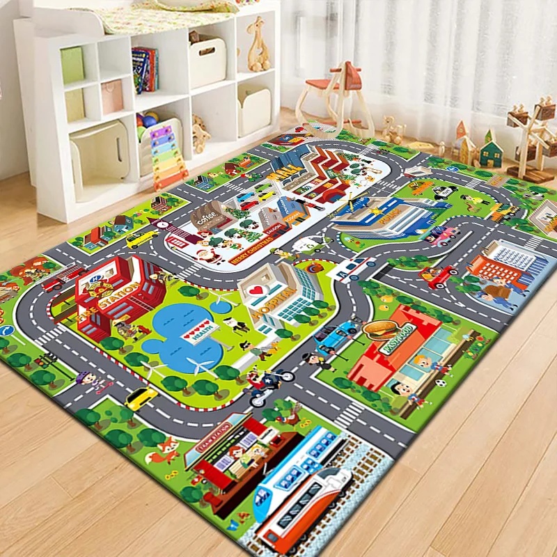 Karpet Peta Kota Anak-Anak War - Kids Education Room ulasan dan harga