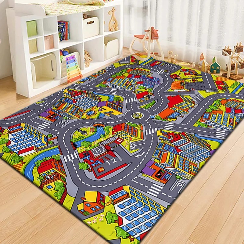 Karpet Peta Kota Anak-Anak War - Kids Education Room ulasan dan harga