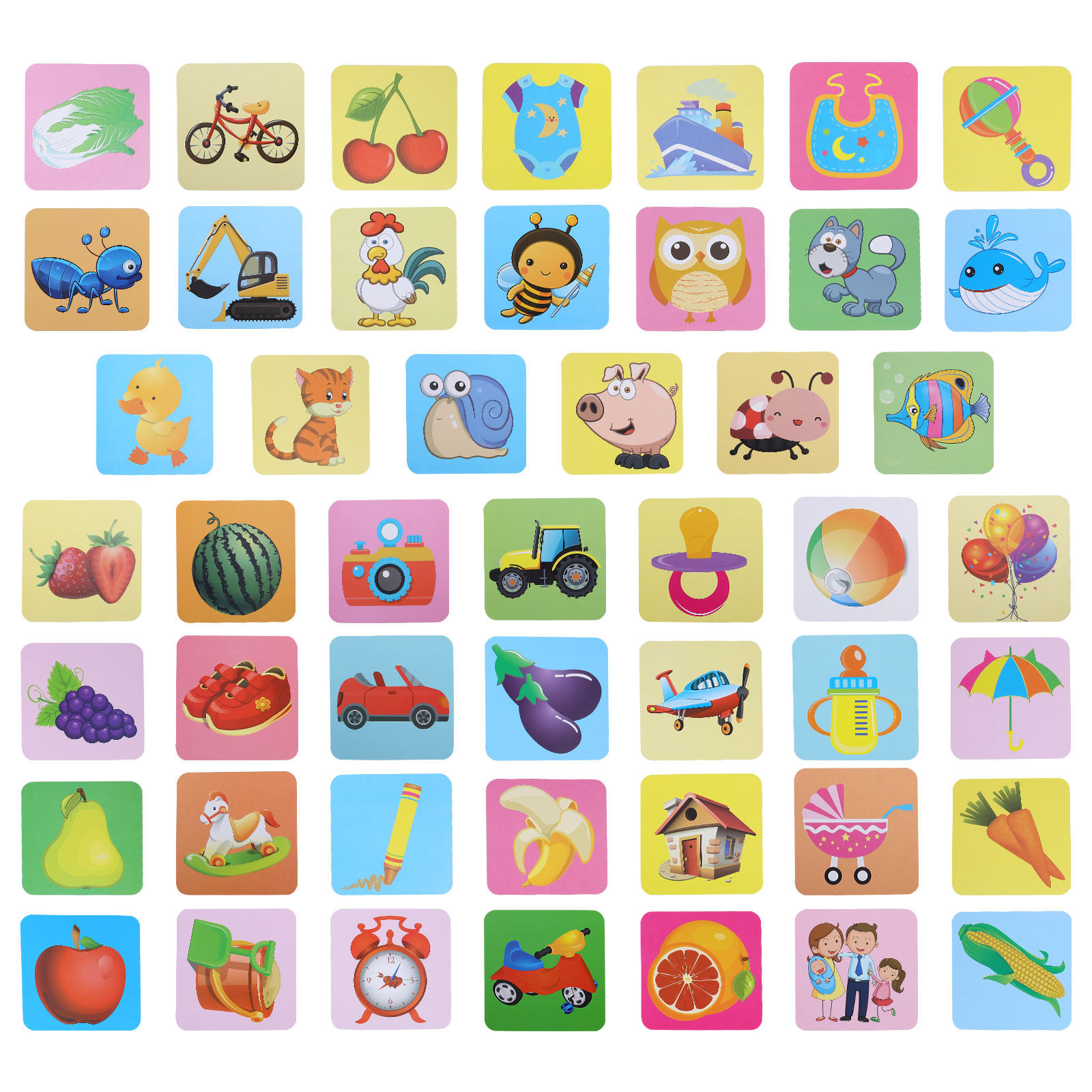 Kartu Stimulasi Visual Pengena - Kids Education Fun ulasan dan harga