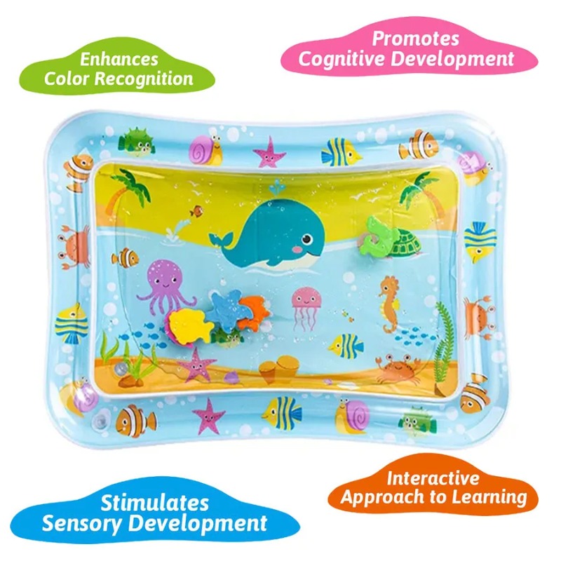 Alas Bermain Air Bayi Bantal T - Kids Educational Mat ulasan dan harga
