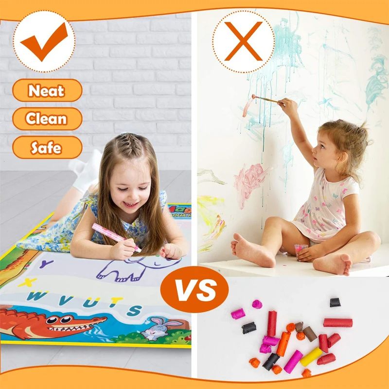 Coolplay Alas gambar air ajaib - Kids Educational Mat ulasan dan harga