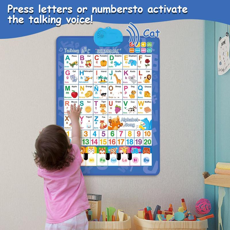Poster Interaktif Berbicara AB - Kids Educational Poster ulasan dan harga