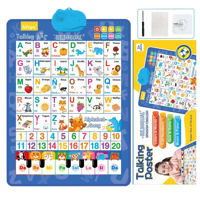 Poster Interaktif Berbicara AB - Kids Educational Poster ulasan dan harga