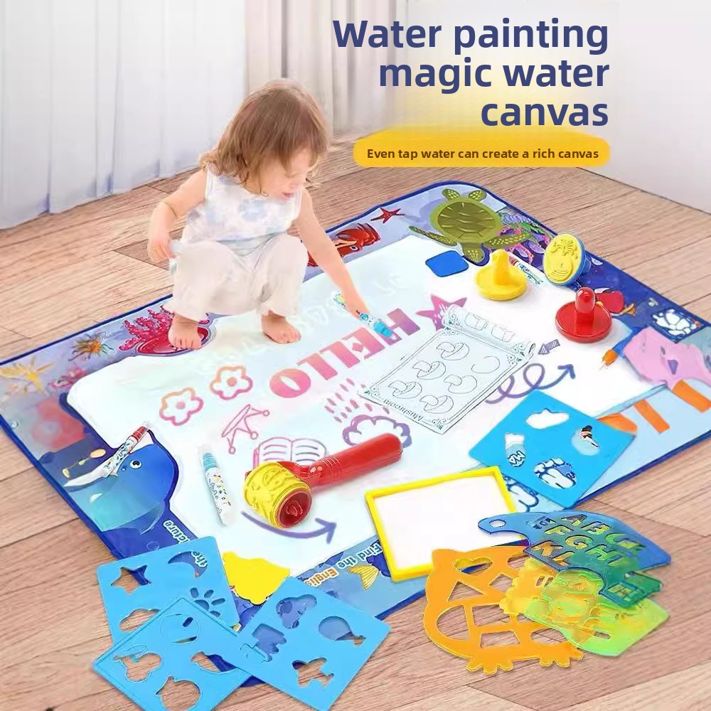Alas Gambar Air Ajaib Ukuran B - Kids Educational Mat ulasan dan harga