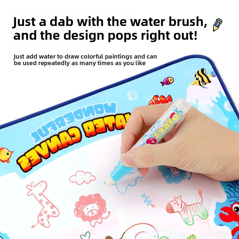 Alas Gambar Air Ajaib Ukuran B - Kids Educational Mat ulasan dan harga