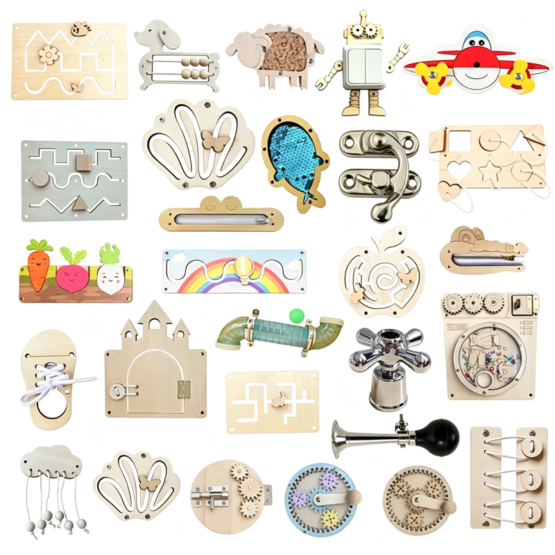 Aksesori anak papan sibuk DIY  - Kids Nature Education ulasan dan harga