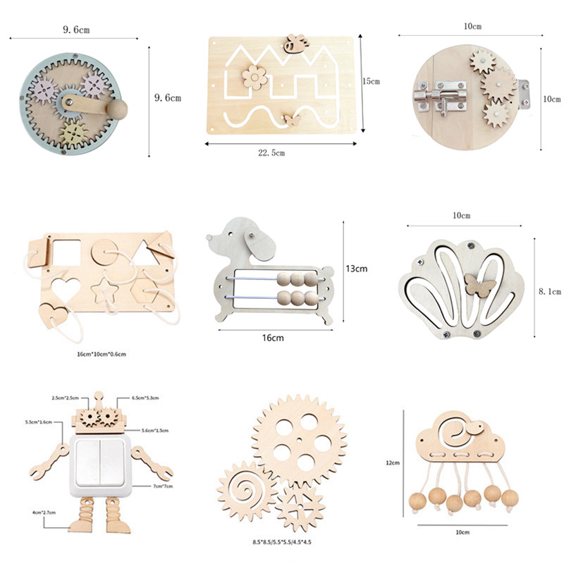 Aksesori anak papan sibuk DIY  - Kids Nature Education ulasan dan harga