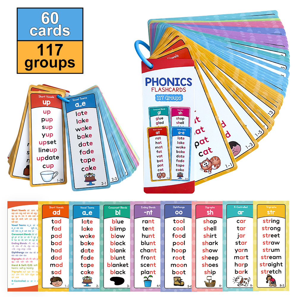 Kartu Belajar Anak-Anak Phonic - Phonics Card Game ulasan dan harga