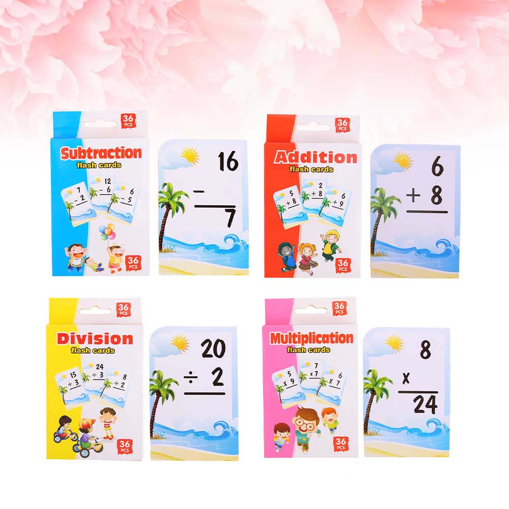 4 Kotak Kartu Belajar Matemati - Game Educational For Kids Free ulasan dan harga