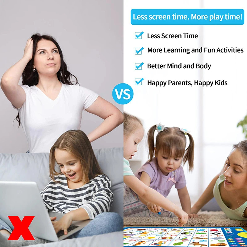 Bagan Dinding Alfabet Inggris  - Kids Educational Poster ulasan dan harga